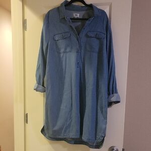 Old Navy Blue Denim Dress